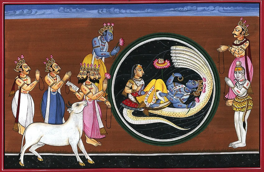 King Par&icirc;kchit questions Sukadeva Gosv&acirc;mi